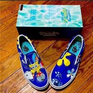 I’m selling Vans shoes and there blue and they are the new SpongeBob vans Vans | Shoes | Im Selling Vans Shoes And There Blue And They  main image 3